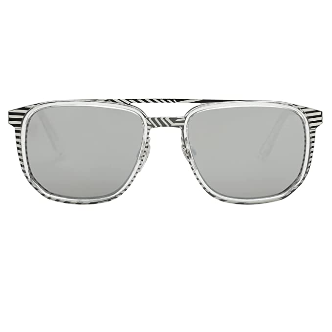 Diesel Mirrored Square Men's Sunglasses - ( DL0294 5520C |55| Silver Color Lens ) - Image 2