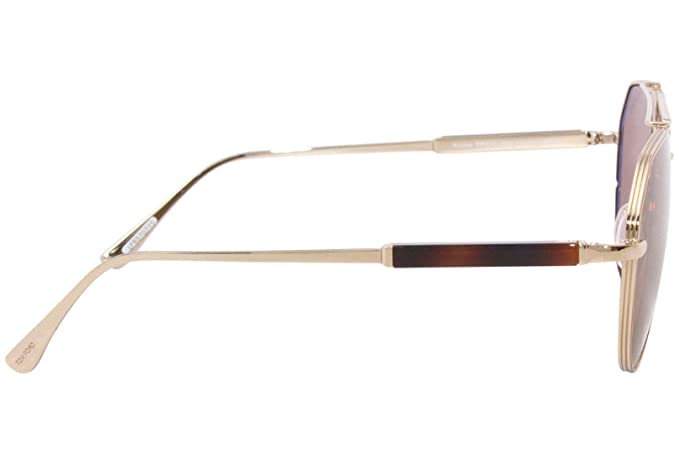 Tom Ford FT0670-28E Sunglasses Gold Frame w/Brown Lens 61mm - Image 3