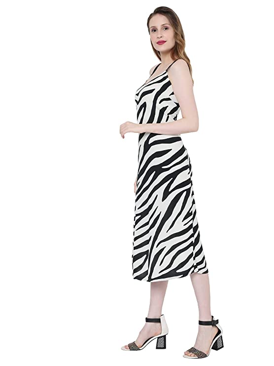 VERO MODA Women's Viscose Shift Midi Dress - Image 2