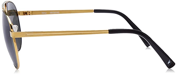 Fastrack UV Protected Aviator Men's Sunglasses - (M242GR4T|58|Green Color Lens) - Image 3