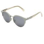 Calvin Klein Jeans Mirrored Round Unisex Sunglasses - ( CKJ 825AF 007 51 S |51| Silver Color Lens )