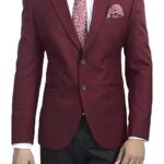 MANQ Men's Slim Fit Formal/Party Blazer
