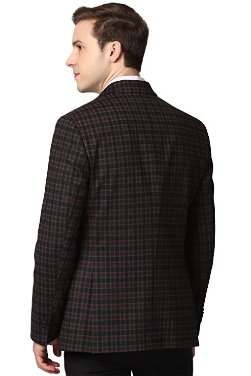 Peter England Men Maroon Blazer Regular (PIBZWNSFS78410 40) - Image 3