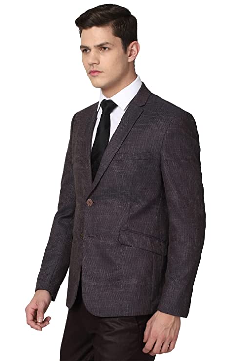 Van Heusen Men's Grey Blazer Regular - Image 2
