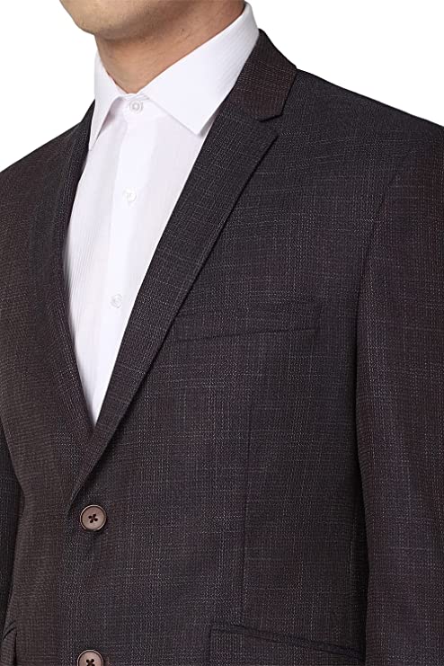 Van Heusen Men's Grey Blazer Regular - Image 3